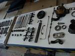 Motorblock inklusive Anbauteile