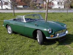 MG B nach Restaurierung